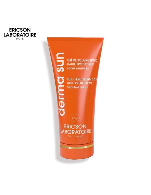 Derma Sun crème SPF 50 solaire haute protection zones sensibles