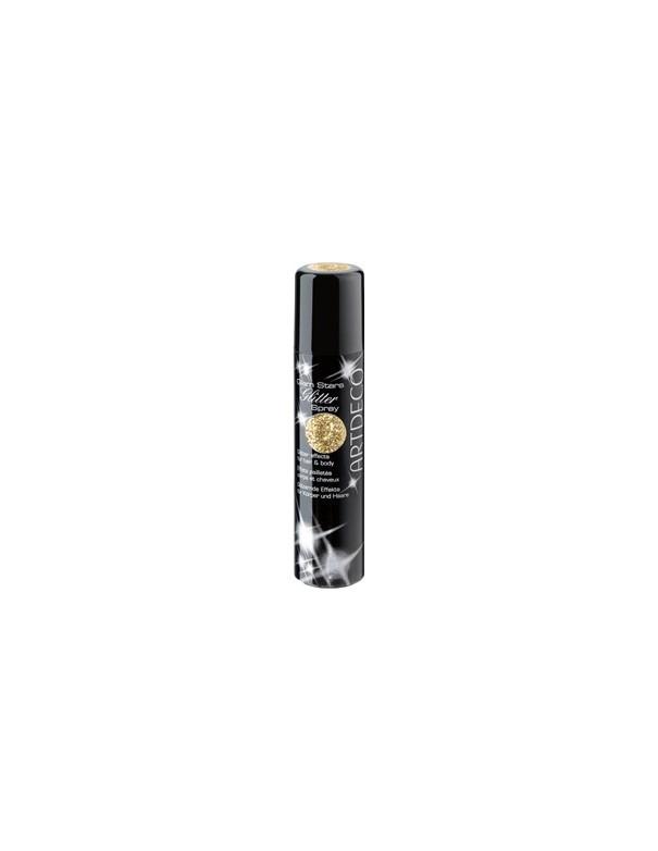 Glam Stars Glitter Spray effets pailletés corps et cheveux or