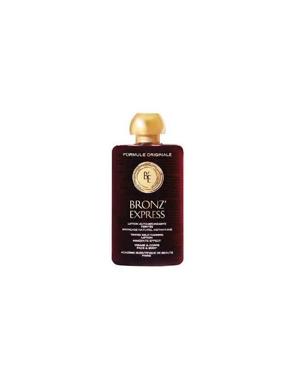 Bronz'express lotion auto-bronzante teintée visage et corps