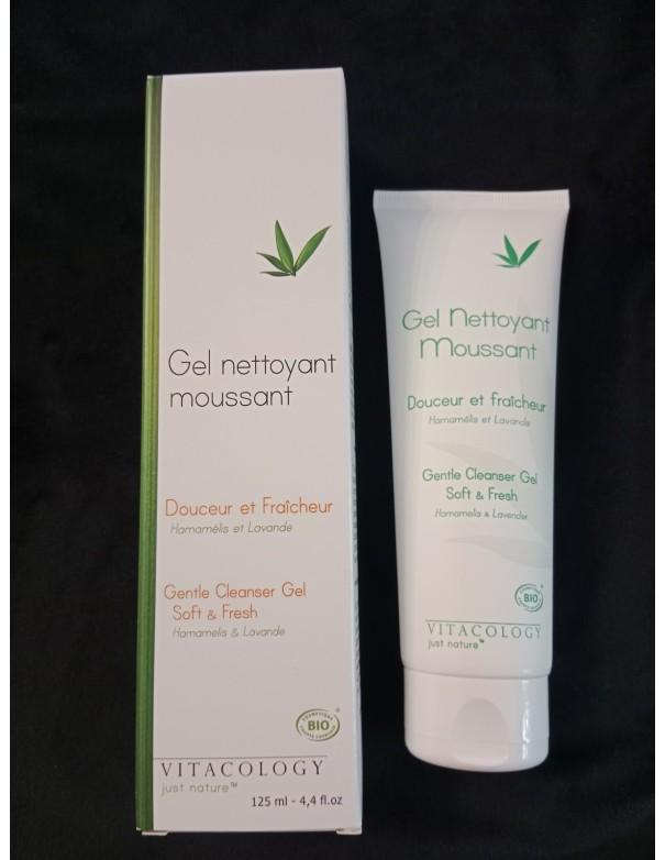 Gel nettoyant moussant