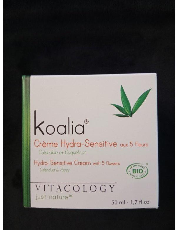 Koalia Crème Hydra Sensitive aux 5 fleurs Bio(peaux sensibles)