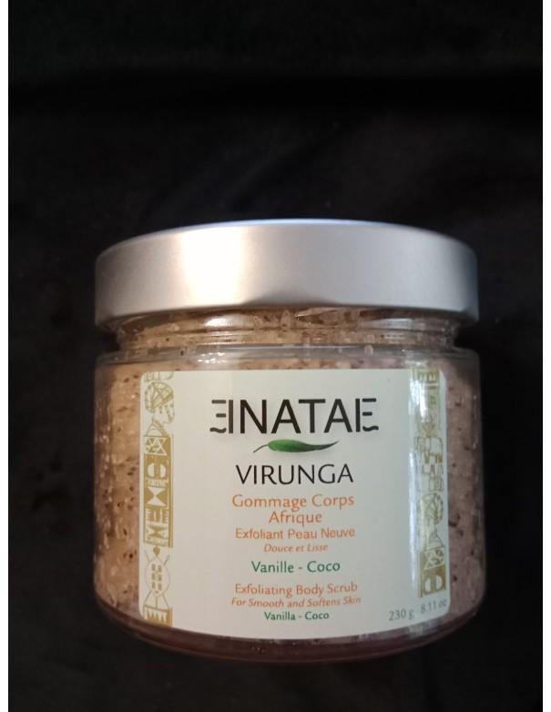 Virunga Gommage Corps Afrique Exfoliant Peau Neuve Vanille Coco